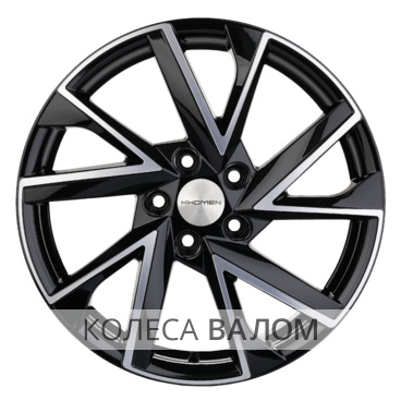 Khomen Wheels KHW1714 (ZV17_CX-5/Seltos) 7x17 5x114.3 ET50 67.1 Black-FP